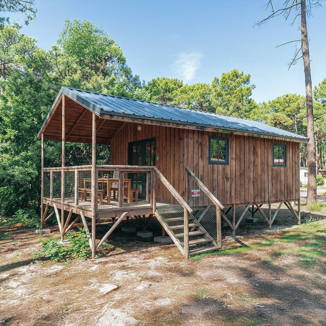 chalet naturiste gironde