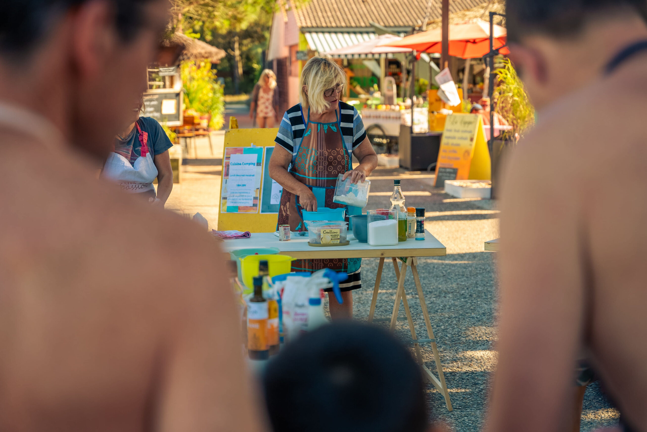 Activités cuisine camping naturiste médoc