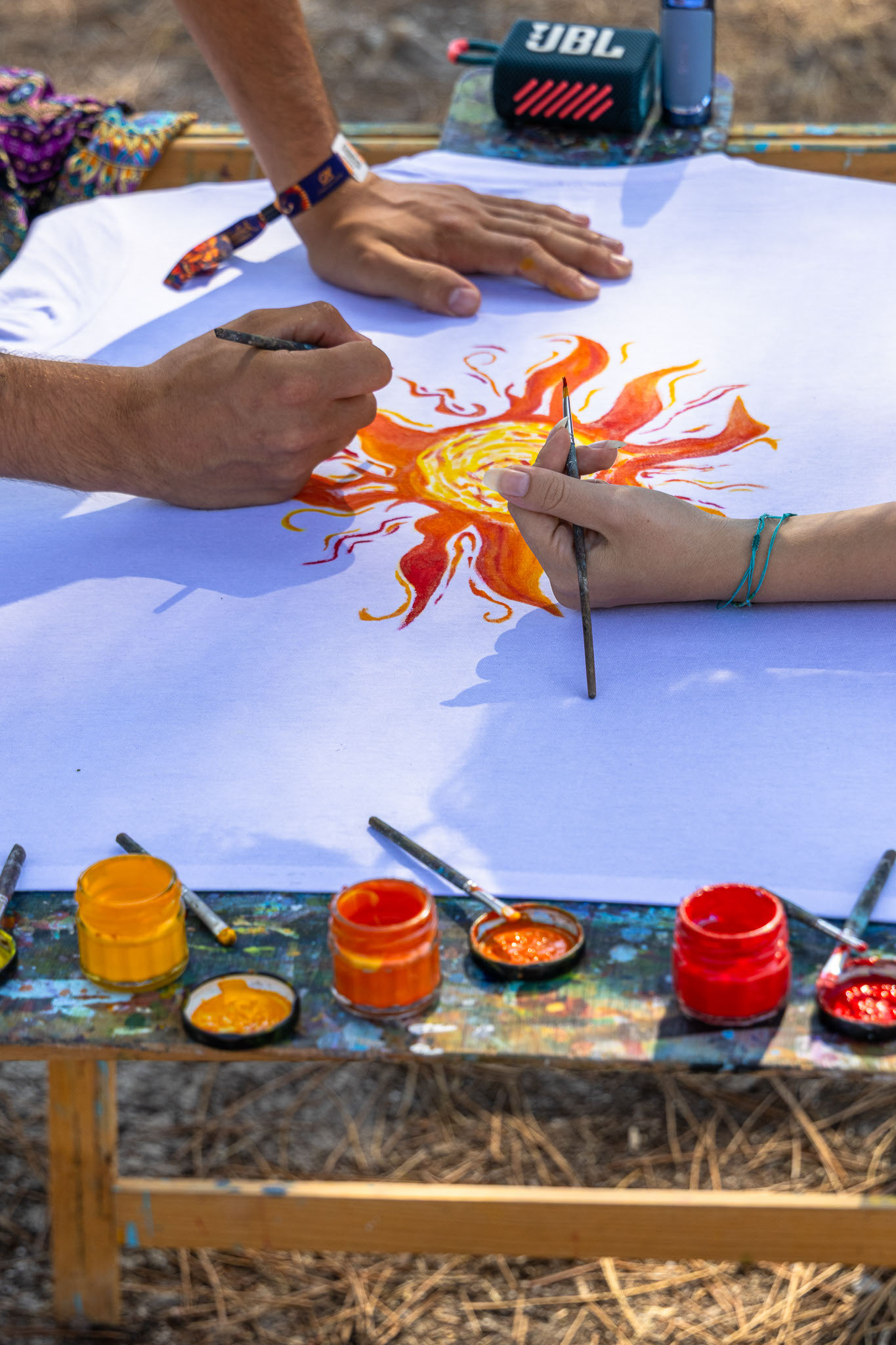 Peinture tshirt activités