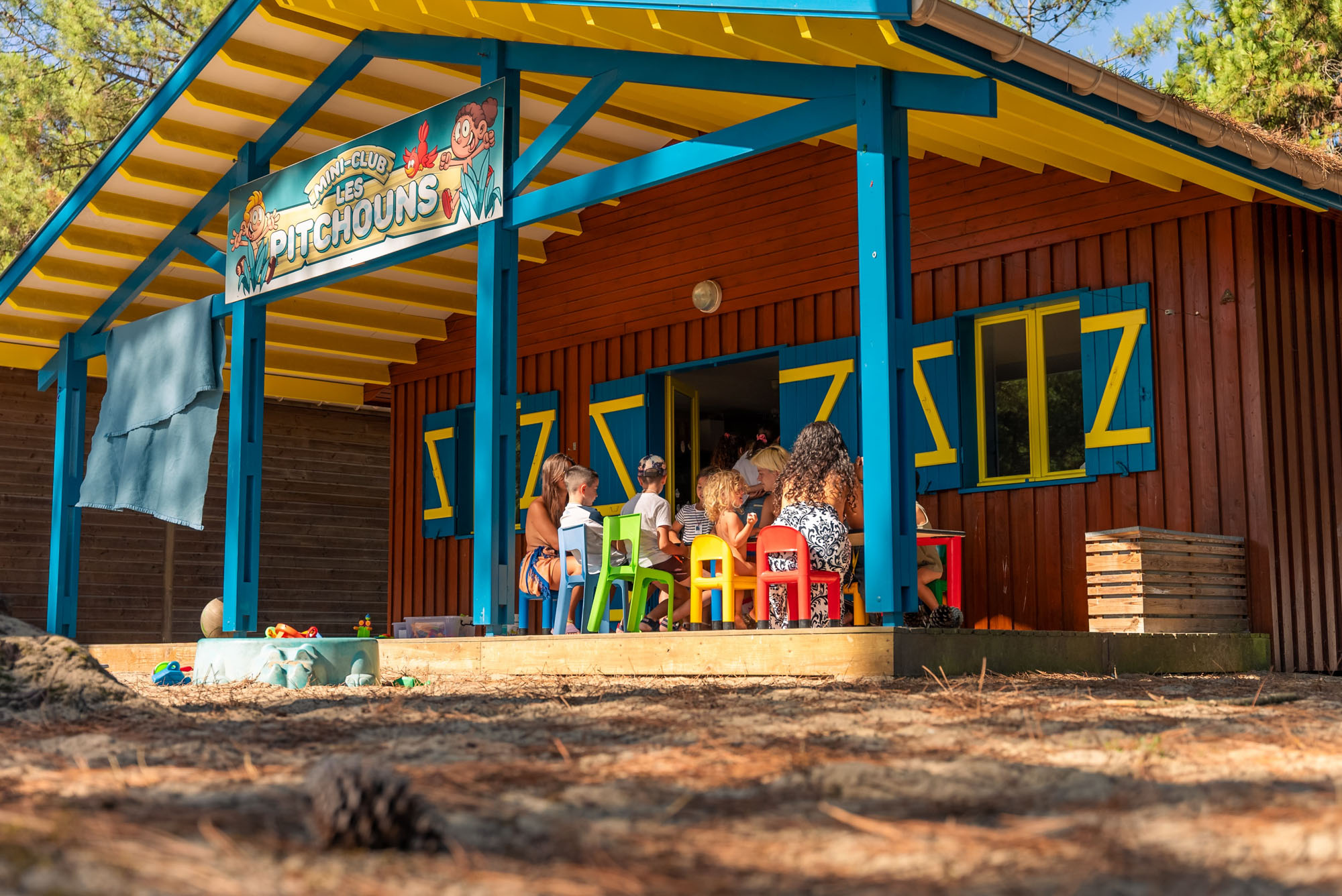 club enfants camping eronat